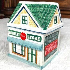 Vintage Coca-Cola Canister Collection 'Variety Store' Miniature Canister